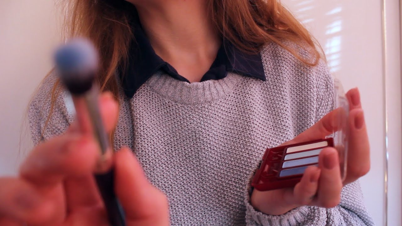 ASMR Simple Winter Makeup & Hair 💙 No talking, Layered sounds, Personal attention