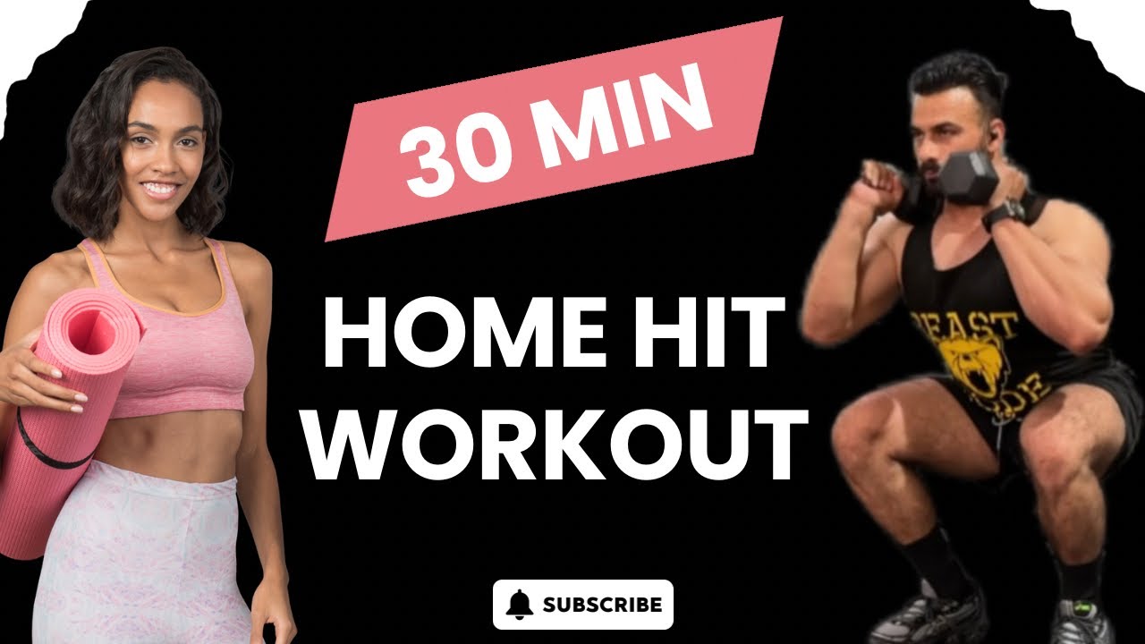 30 Minutes Complete Home HIIT Workout With Dumbbell [ No JUMPING ]