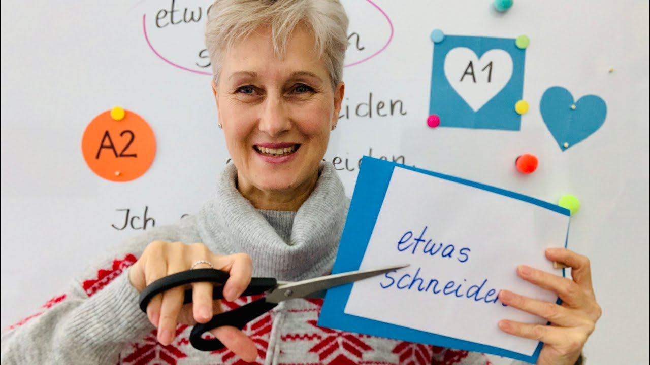 schneiden, aufschneiden, zerschneiden | A1/A2 | Deutsch lernen