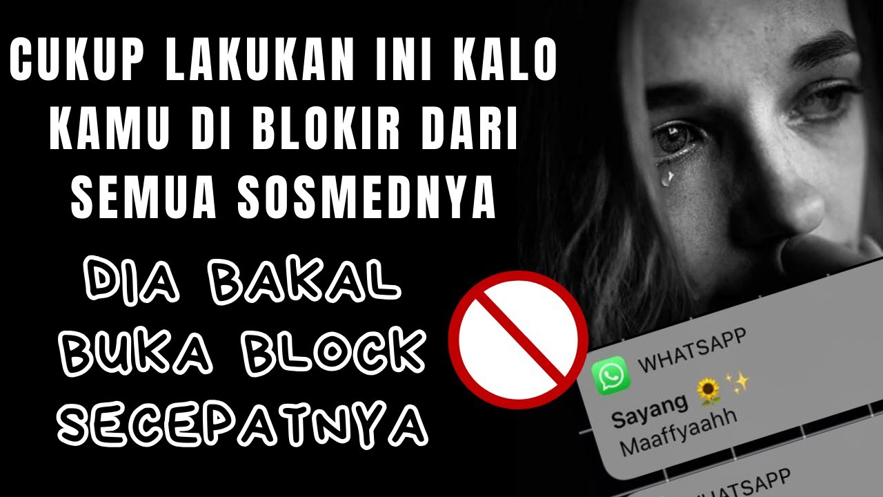 Dia Ngeblokir kamu disemua sosial media? jangan sedih, cukup lakukan ini!
