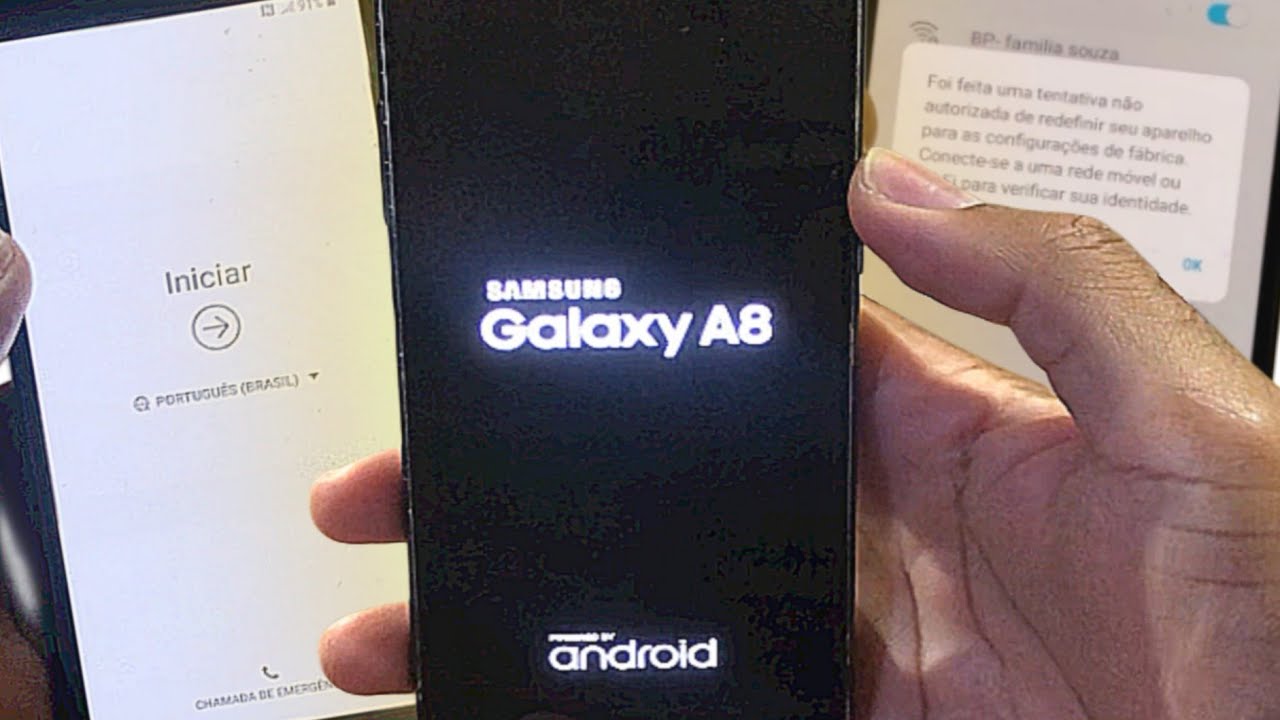 Galaxy A8 - Como Remover Conta Google Samsung Galaxy A8 sem  PC [2024]