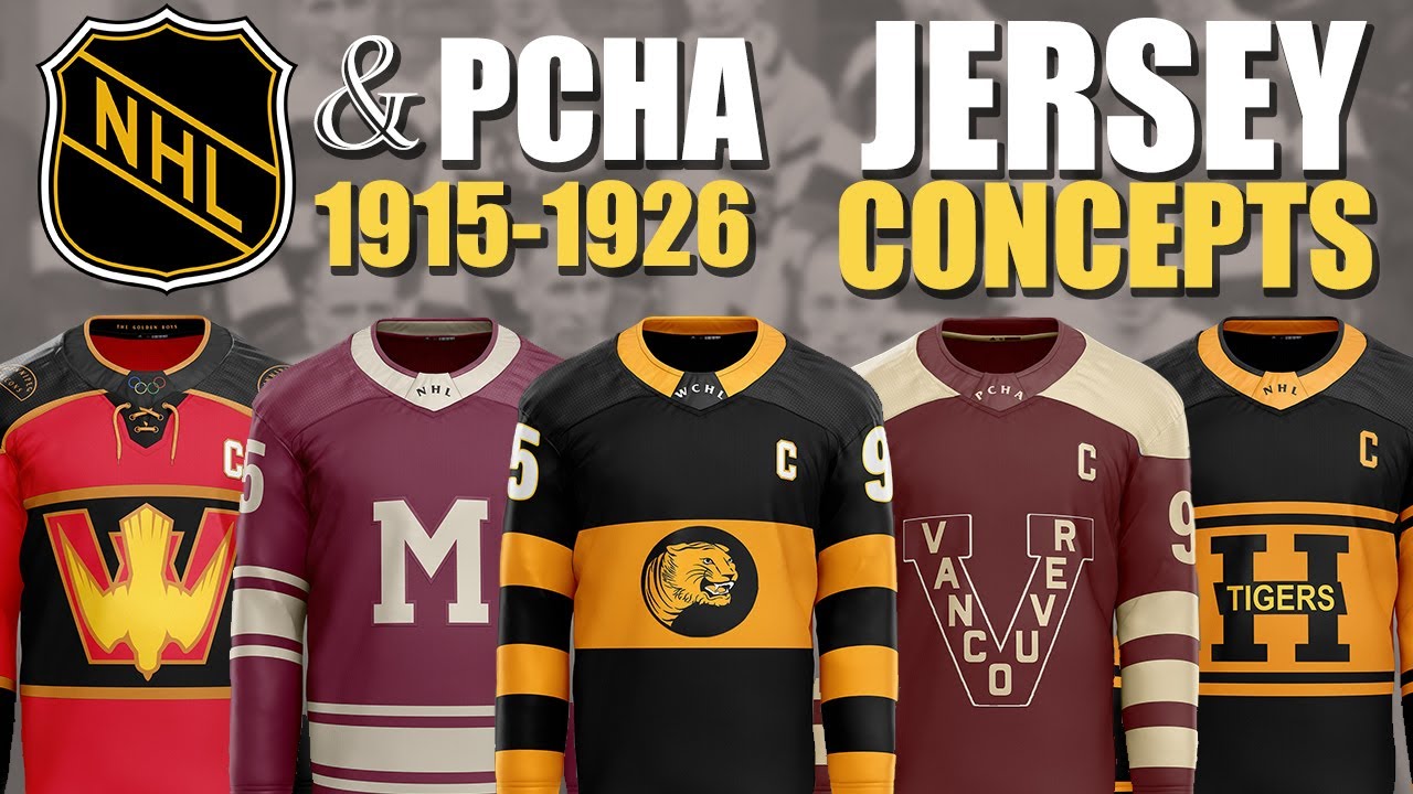 NHL & PCHA Era 1915 - 1926 Jersey Concepts Ranked!