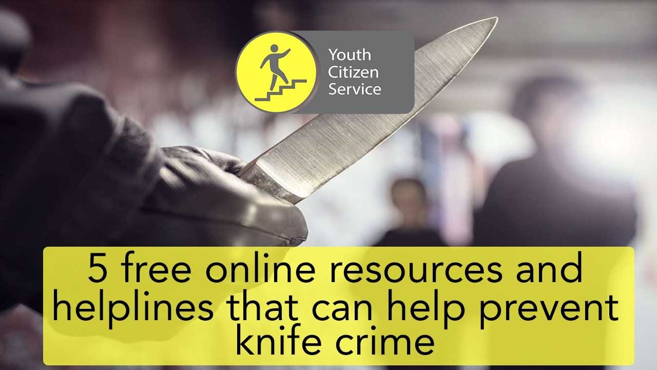 5 resources to help prevent knife crime