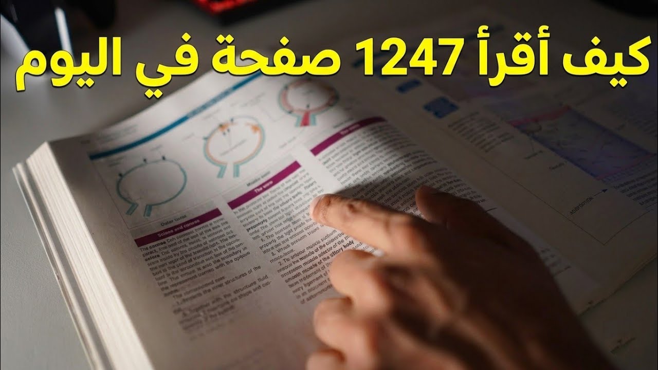 كيف تستوعب الكتب أسرع بثلاث مرات خلال 7 أيام (من طالب طب)