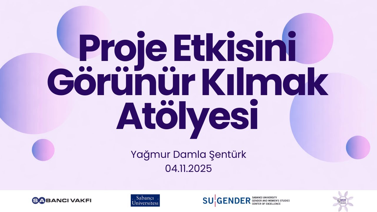 Mor Sertifika Programı Proje Etkisini Görünür Kılmak Atölyesi