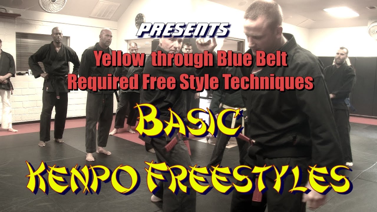 Kenpo Free Style Techniques Base Move, Yellow thru Blue Belt with Tim Bulot