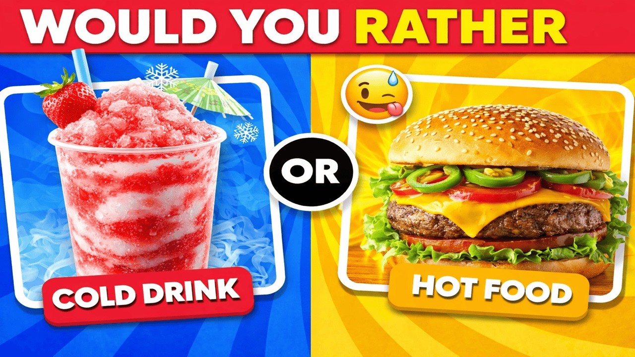 Would You Rather Sweet vs Salty 🍫🥒 Food Quiz