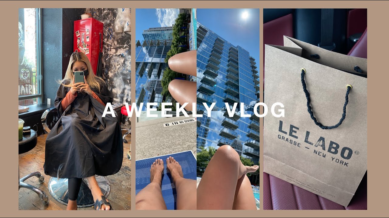 WEEKLY VLOG | maintenance: nails, hair, wax, body sculpting, luxury shopping, car chats