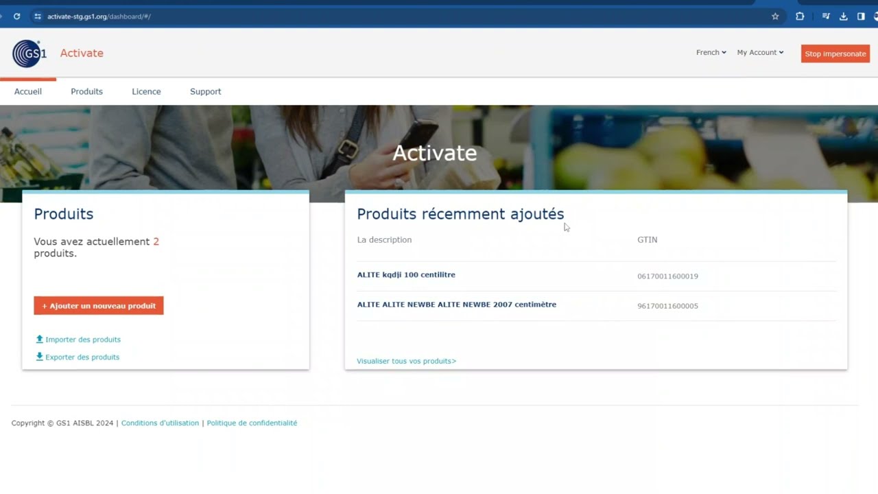 Comment générer les codes-barres sur la plate-forme Activate de GS1 ?