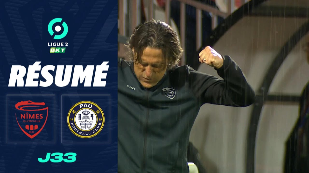 NÎMES OLYMPIQUE - PAU FC (3 - 2) - Résumé - (NO - PAU) / 2022-2023
