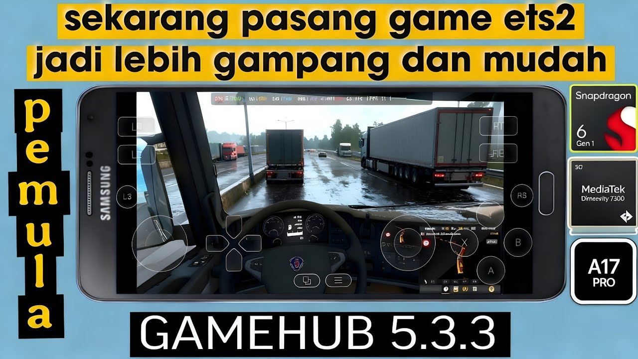 ПОСЛЕДНЕЕ ОБНОВЛЕНИЕ!!! ETS2 Android GameHub 5.3.3 быстро и просто