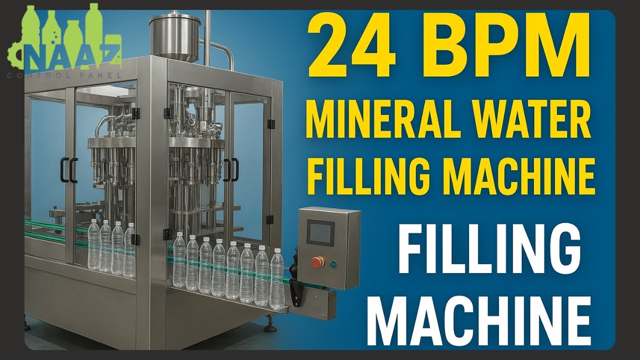 24 BPM Mineral Water Filling Machine | Automatic Bottle Filling Line for Water Plant