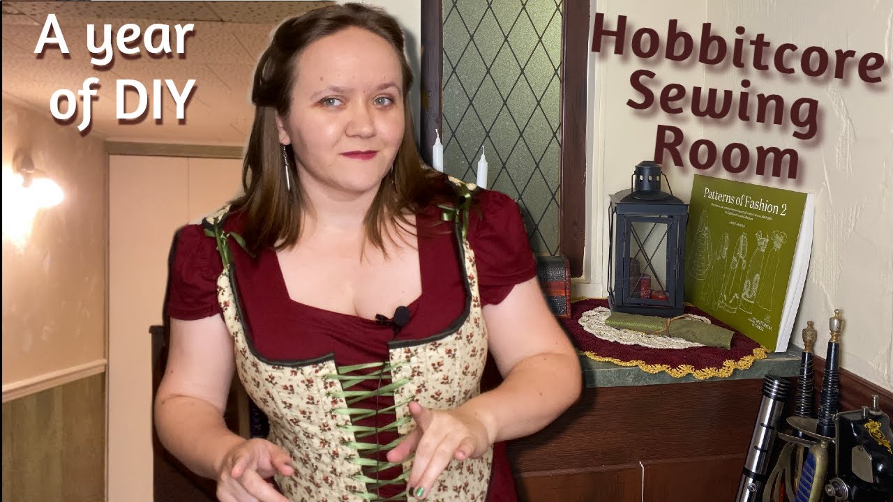 My New Whimsical Sewing Room || Hobbitcore x Dark Academia DIY makeover