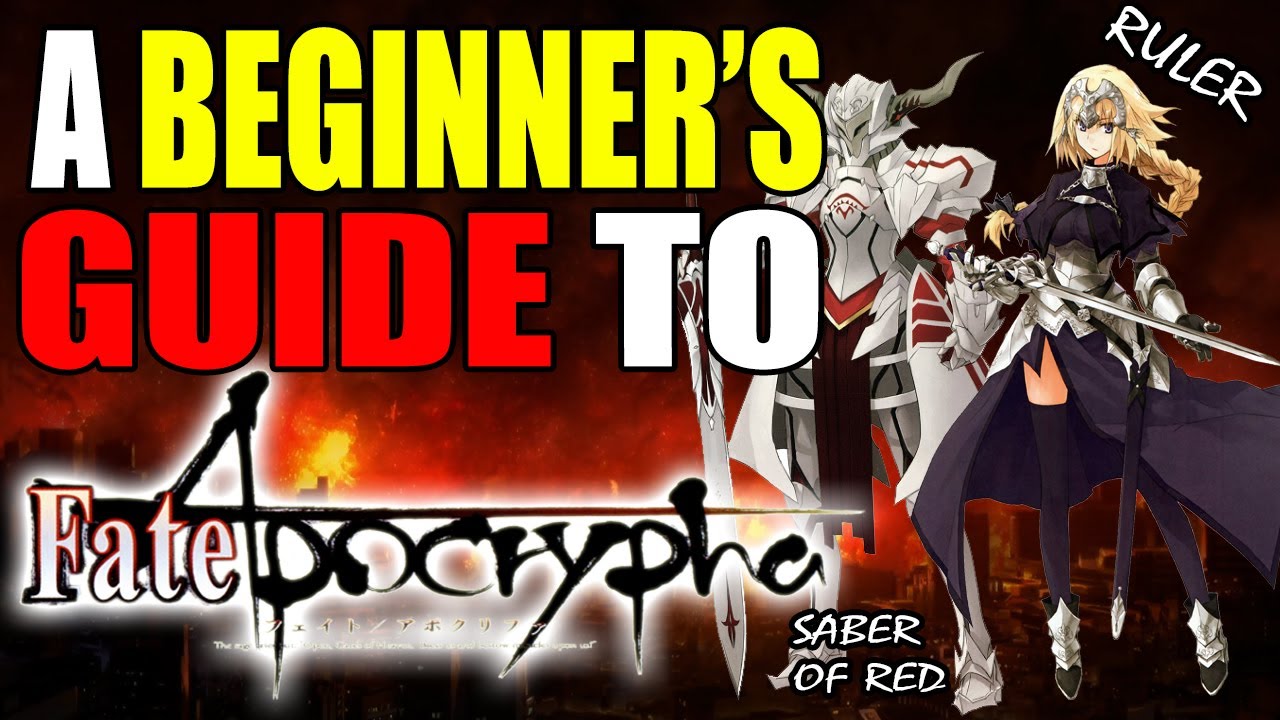 A Beginner's Guide to FATE APOCRYPHA