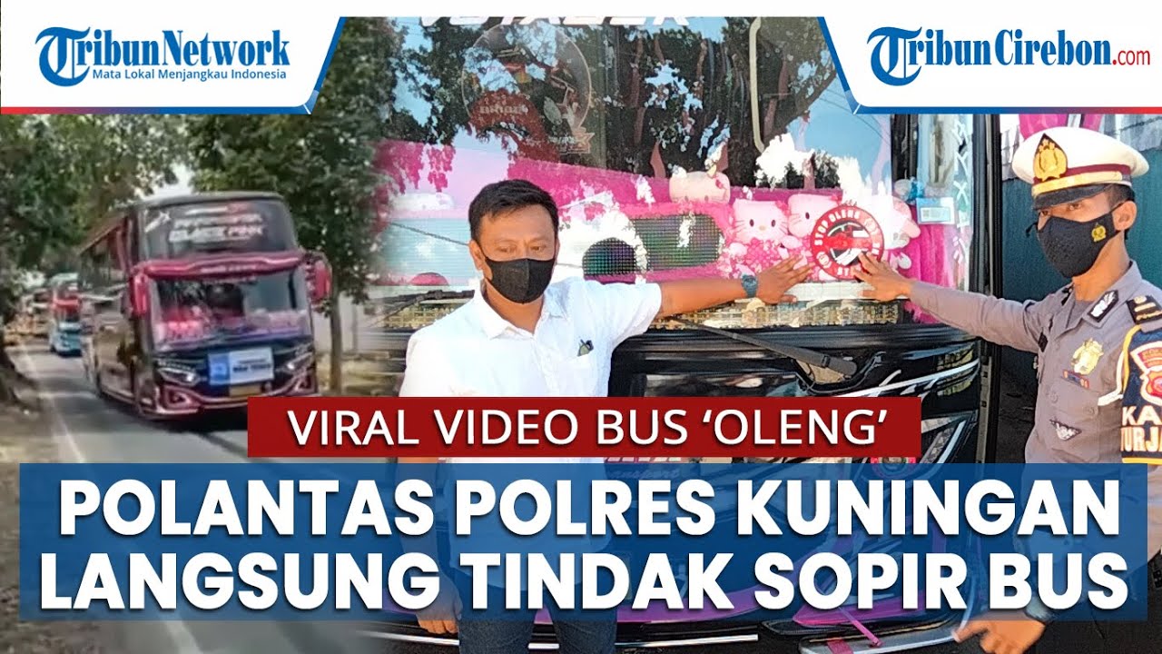 Viral Video Bus Ugal-ugalan di Kuningan, Polantas Polres Kuningan Langsung Tindak Sopir Bus