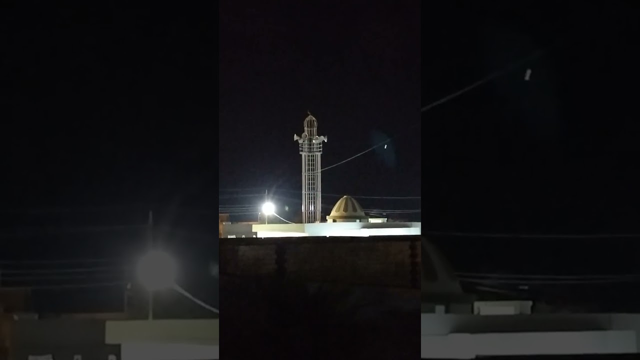 اذان بصوت المؤذن جاسم في جامع معاذ بن جبل في قضاء بيجي ناحية الحجاج