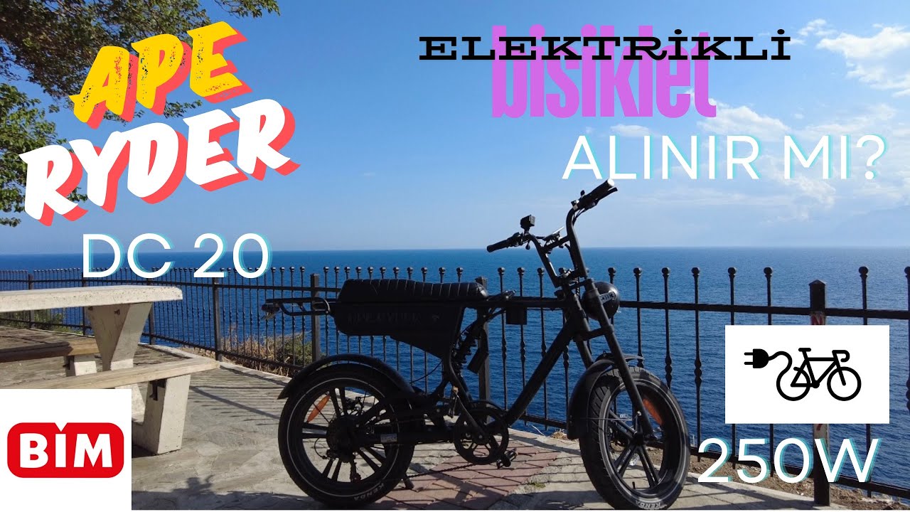 BİM de satılan APE RYDER DC 20 detaylı inceleme 500km lik deneyimi paylaştım  #elektriklibisiklet