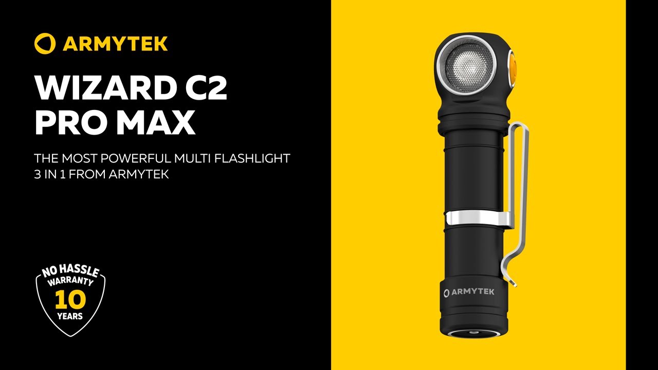 Armytek Wizard C2 Pro Max &mdash; flagship product in multi flashlight lineup