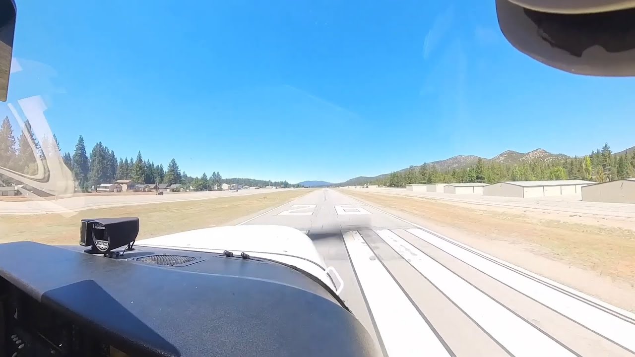 Cross-country Flight from John Wayne Airport (KSNA) to Big Bear City (L35)