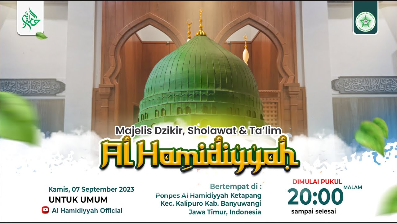 🔴 LIVE || RUTINAN MAJELIS ISTIGHOSAH AL HAMIDIYAH - P.P AL HAMIDIYYAH KETAPANG BANYUWANGI