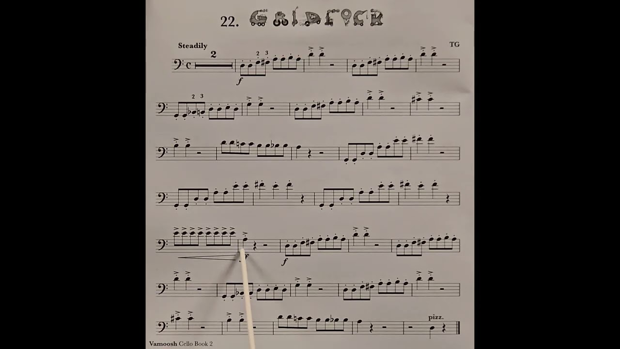 22 Gridlock piano accompaniment at rehearsal speed