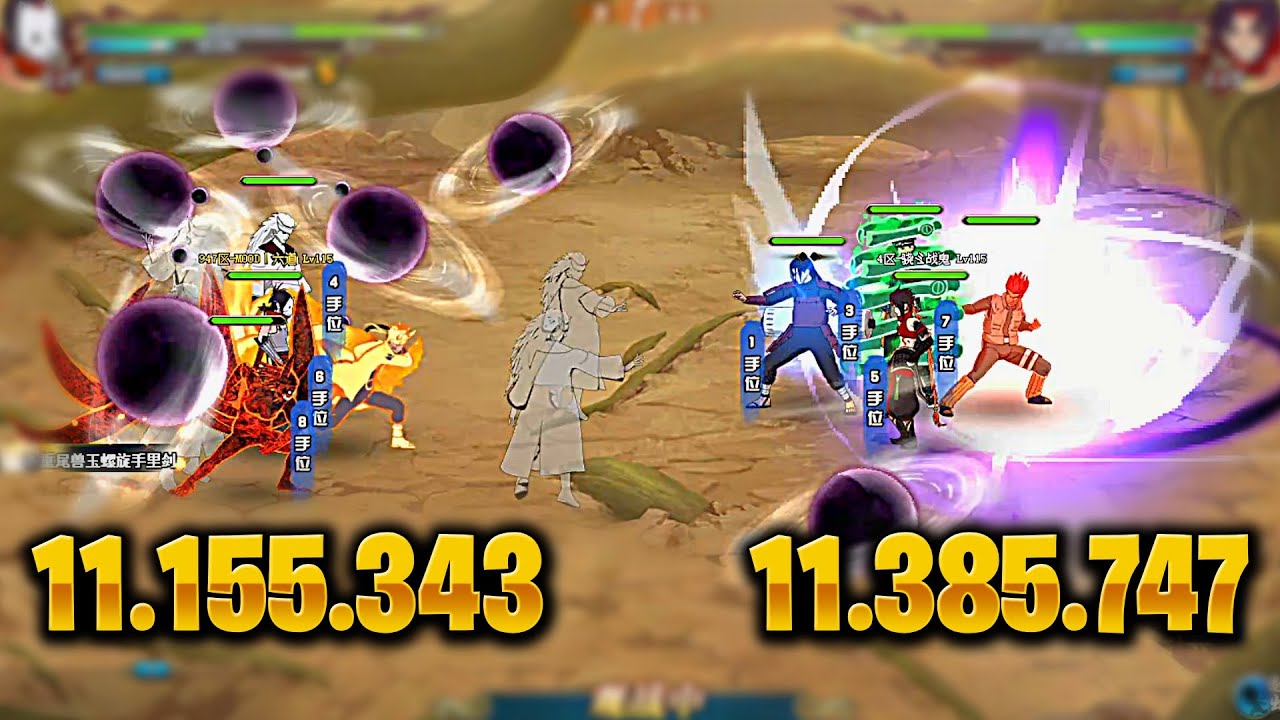 FINAL! Space-Time clash between two of the strongest accounts on the Chinese server | Naruto Online