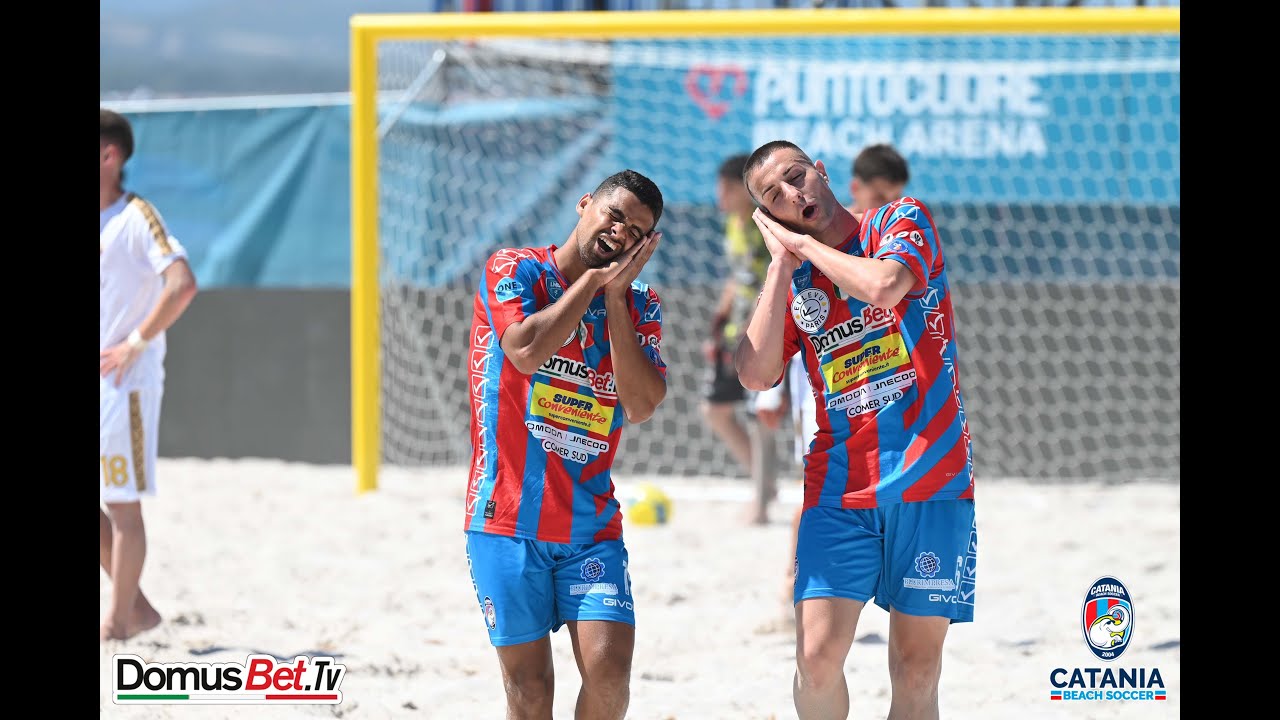 𝗛𝗜𝗚𝗛𝗟𝗜𝗚𝗛𝗧𝗦 🔥6️⃣ Domusbet.tv Catania Beach Soccer0️⃣ Roma Beach Soccer #CTBS #ForzaCataniaSempre