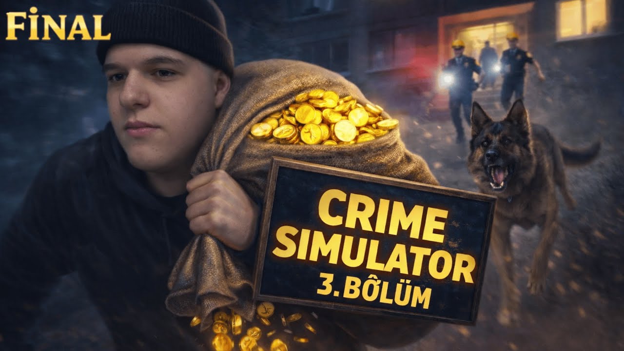TÜM YERLERİ SOYUP SOĞANA ÇEVİRDİK ! | CRİME SİMULATOR |  3.BÖLÜM   (FİNAL)