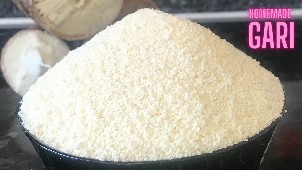 HOMEMADE GARI FROM SCRATCH;STEP BY STEP METHOD.