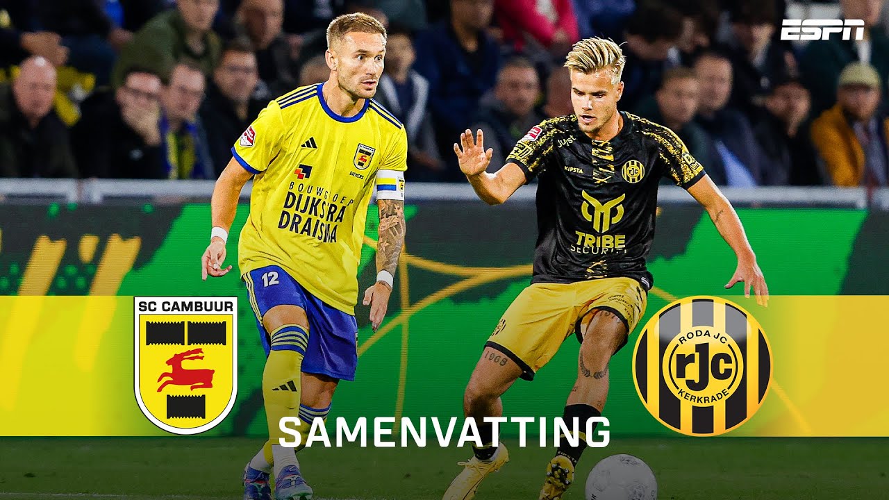 WEER GEMISTE PENALTY en RODE KAART in LEEUWARDEN🤯 | Samenvatting Cambuur - Roda JC