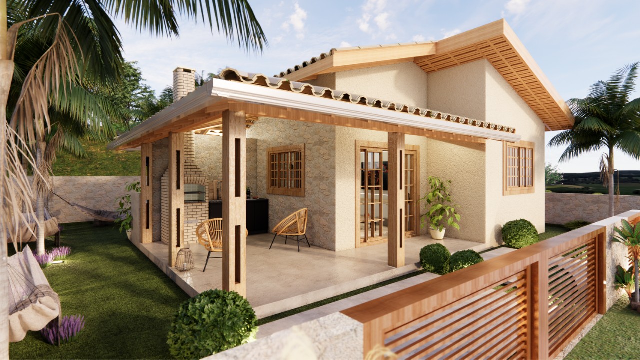 CASA PEQUENA || VARANDA || ESTILO CASA DE CAMPO !!