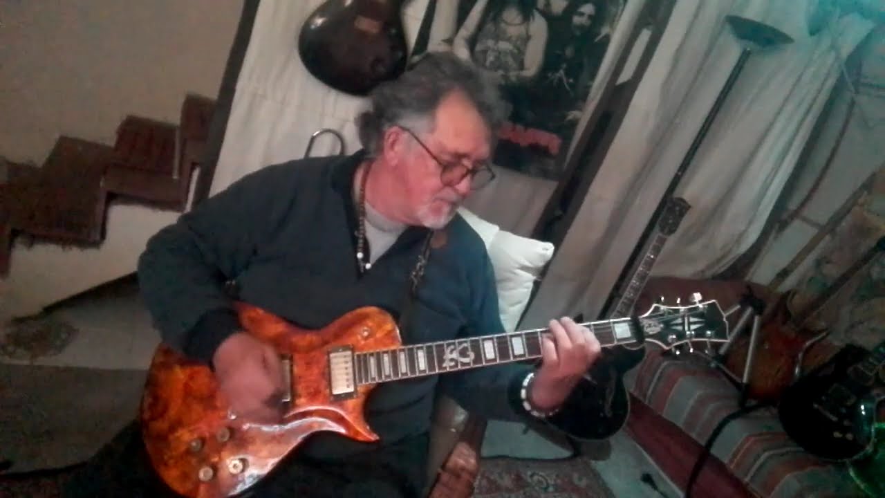 jamming to backing trax  no guitar from the original sound track