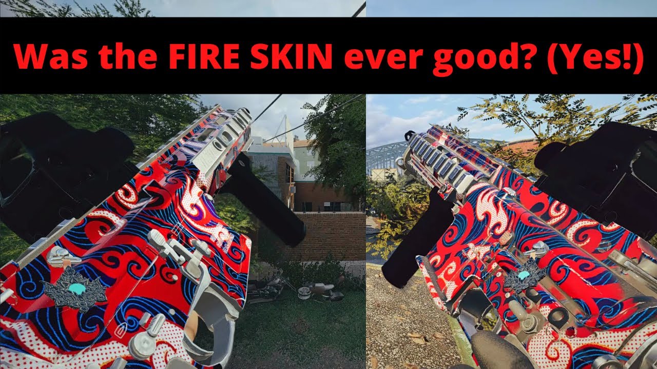 fire skin (beta skin) on every gun | R6