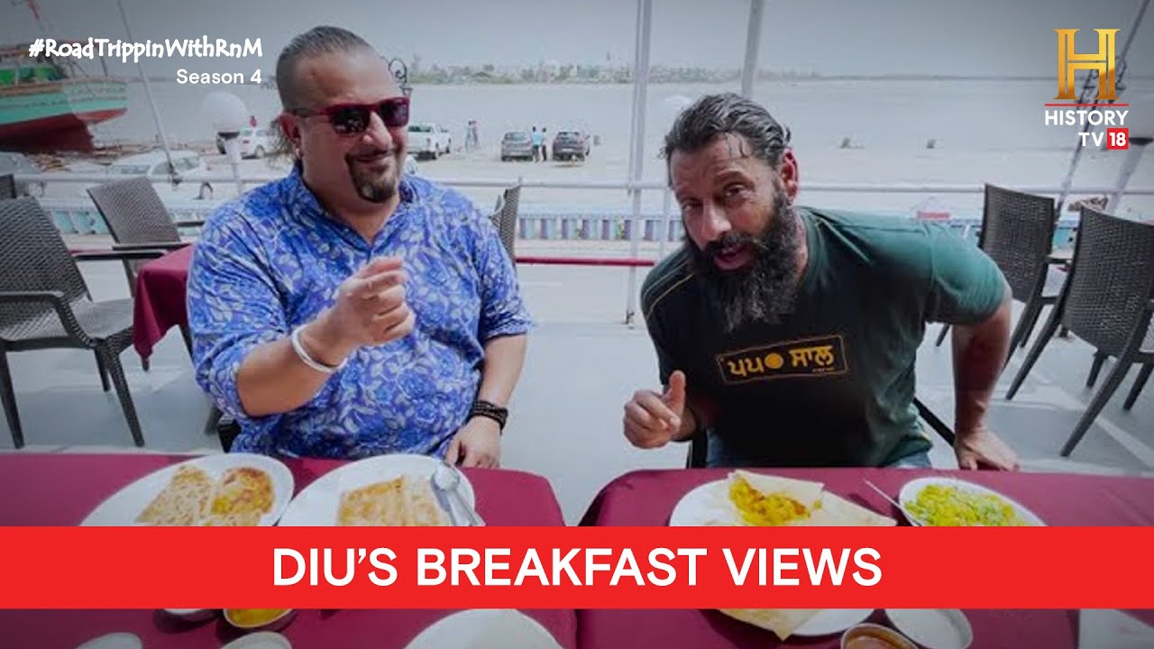 Breakfast with a view in Diu | #RoadtrippinwithRnM S4 | D06V01
