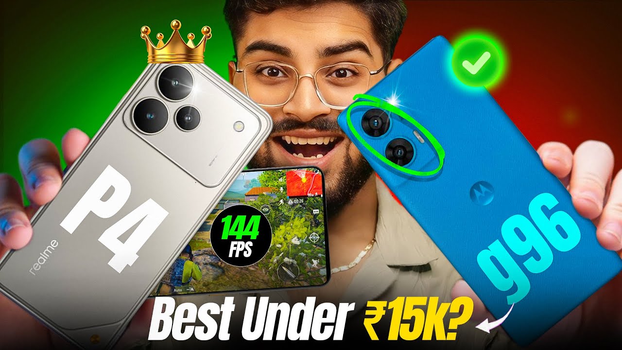 Realme P4 5G vs Moto G96 5G Review 🔥 BGMI Test, Camera Test & Speed Test 🥵 Best Phone Under 20000