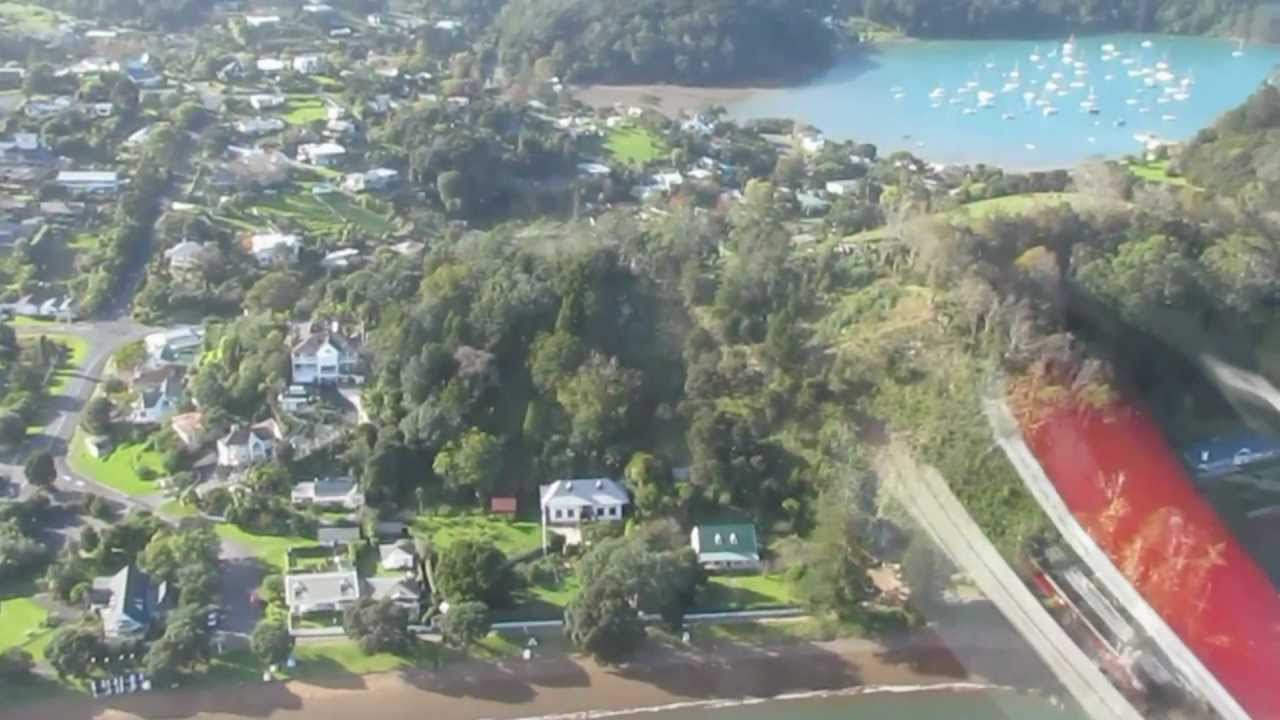 Russell Bay of Islands New Zealand Aerial View