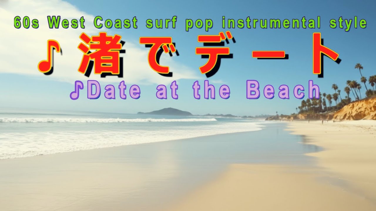 ■♪渚でデート 　60s West Coast surf pop instrumental style  　  SHOKAN Music Presents
