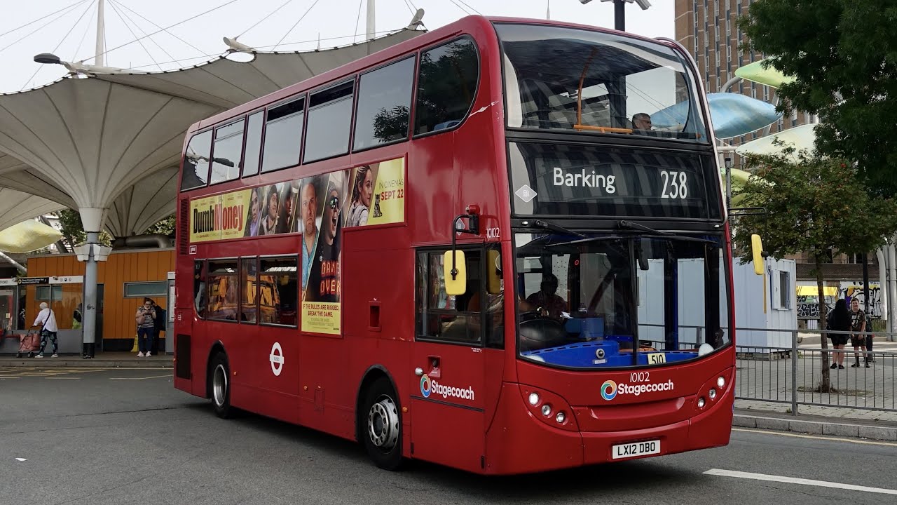 London Bus Route 238 - Barking to Stratford - Subtitles
