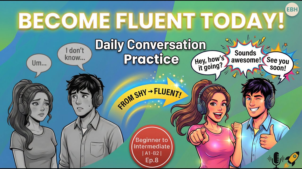 Speak English Fluently: Daily Conversation Practice | English Boost Hub Ep.8