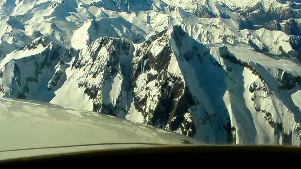 Mont Valier Europa Aircraft Flight HD (Pyrenees 8 march 2014)