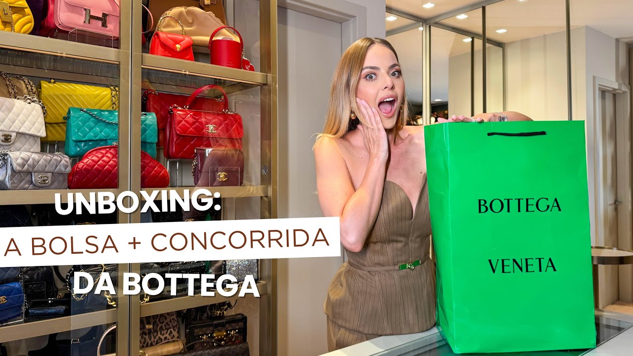UNBOXING DA MINHA NOVA BOTTEGA VENETA - Encontrei o modelo mais disputado!
