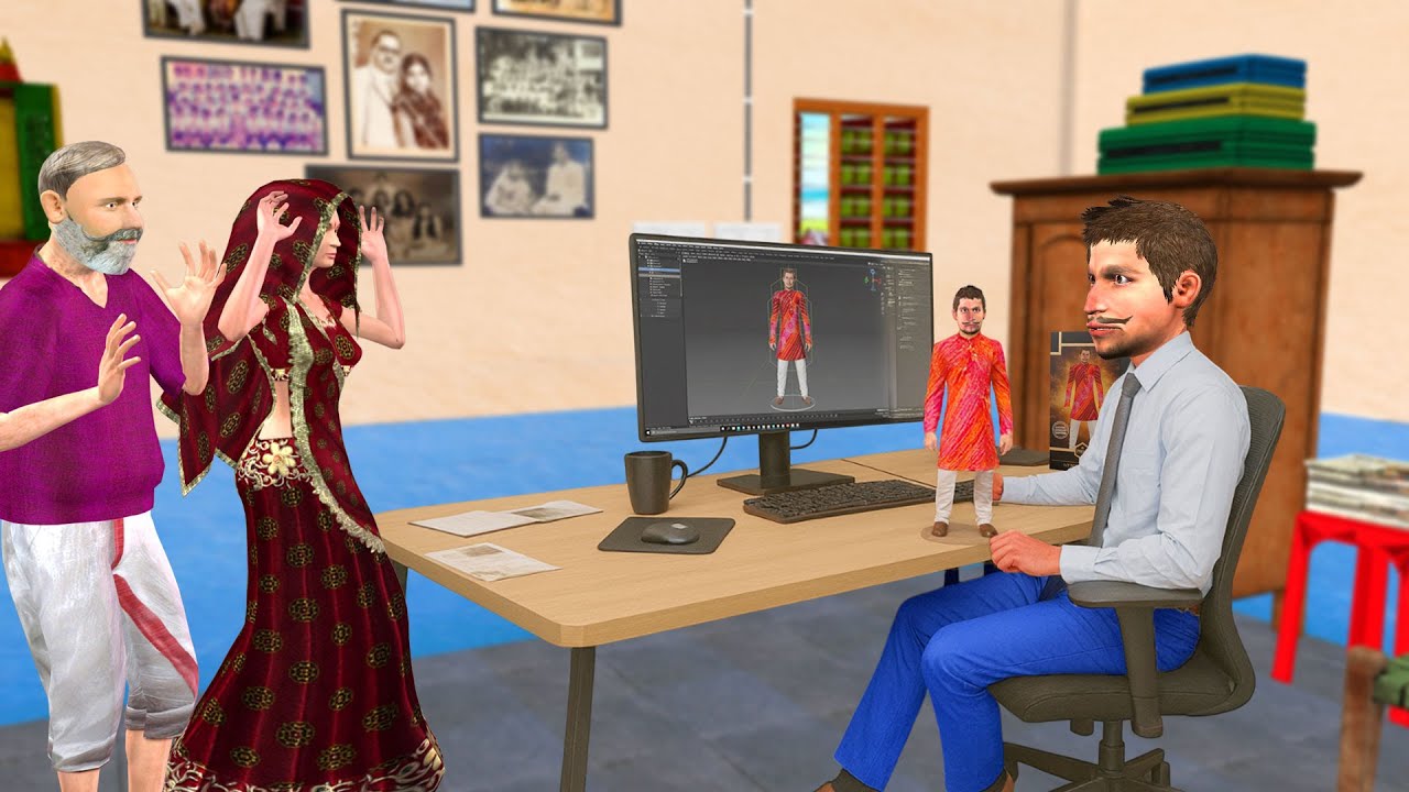 Nano Banana Figurine New Talent Arrived in Market Trending Wala Comedy Story Funny Hindi&nbsp;Kahaniya