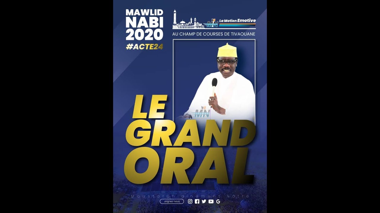 Mawlid 2020 au Champ de Course avec Cheikh Seydi Mouhammadoul Moustapha Sy Al Maktoum