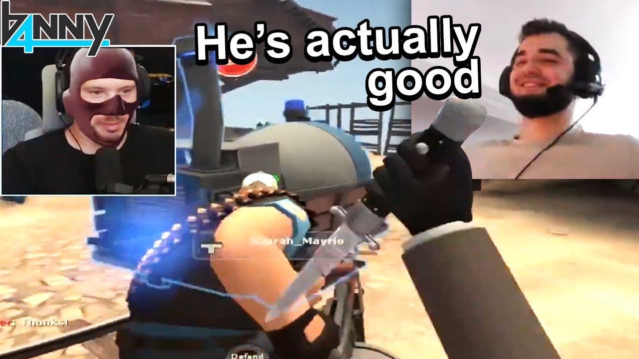 Реакция Swipez на игру b4nny в TF2 Spy