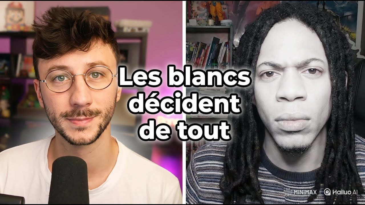 Être blanc ça doit être cool !