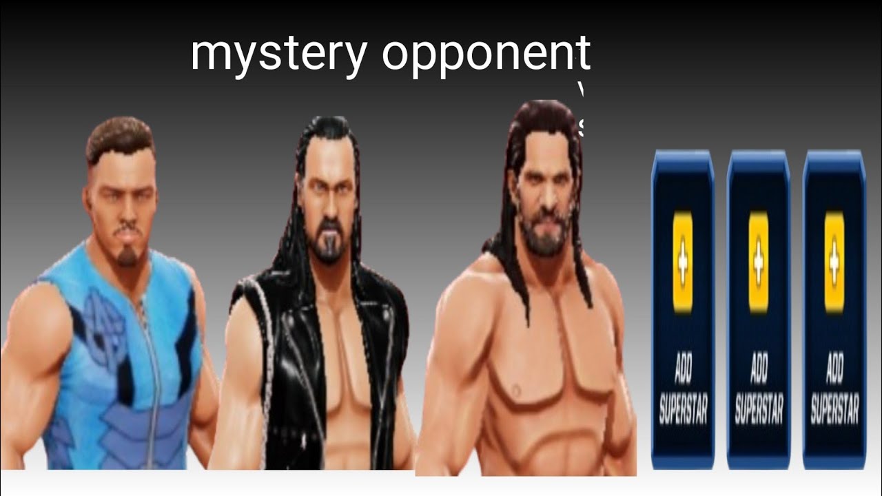 The vision vs mystery opponent 