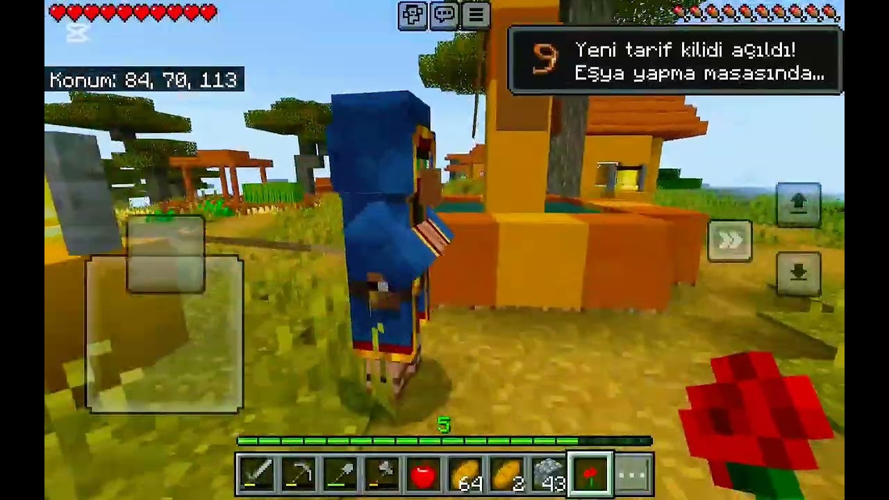 Bugün ekipman ve zırhlı bakır yaptım MİNECRAFT SERİSİ BÖLÜM 2 #keşfet 