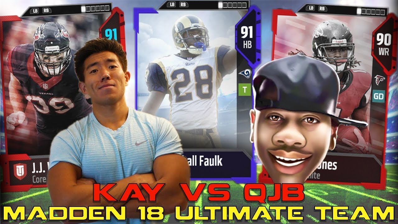 KAY VS QJB! GOD SQUAD VS GOD SQUAD! MADDEN 18 ULTIMATE TEAM