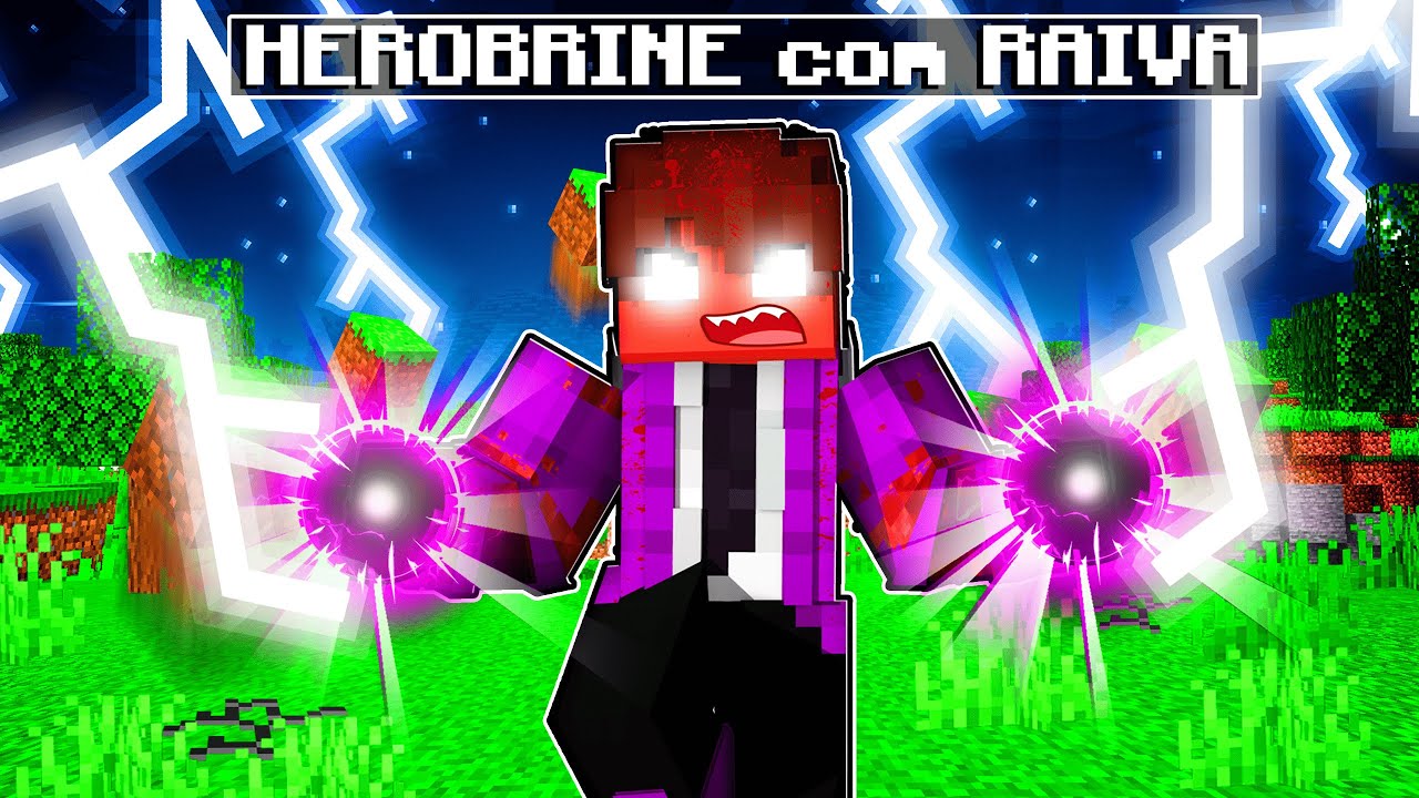 O GAROTO HEROBRINE está COM MUITA RAIVA no Minecraft