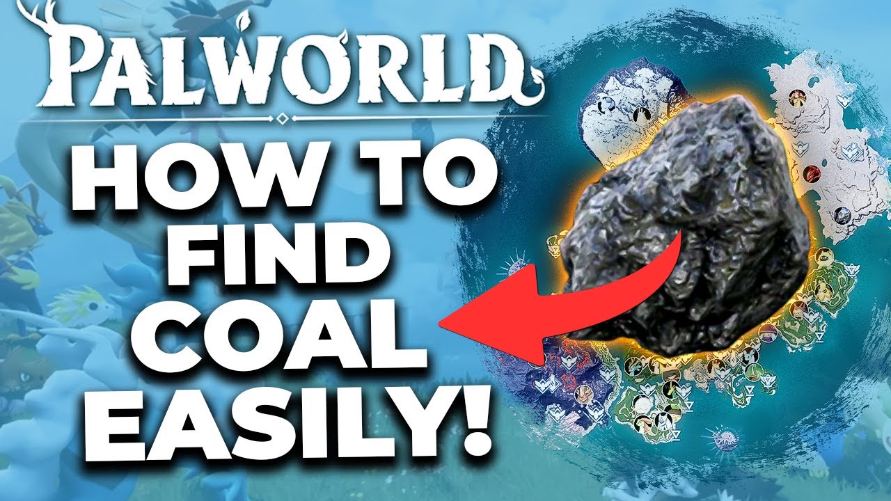 ЛУЧШЕЕ место для поиска угля в PALWORLD!